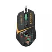 A4 Tech Gejmerski miš W63, Max Bloody, RGB, Renegade, Midnight, Crni