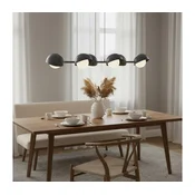 Luster na sajli BOOM 6xG9/8W/230V crna