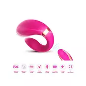 Crescent Light Pink Vibrator za Parove