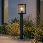 Lucande potna luč Ferda, 100 cm, senzor, antracit, IP44 - Sodobni - Aluminij