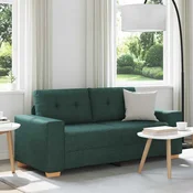 Dvosjed tamnozelene boje 180x77x82 cm tkanina