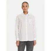 Liu Jo Srajca UF5240 T039A Bela Regular Fit