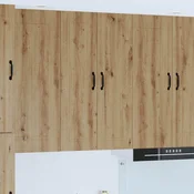 vidaXL Stenska kuhinjska omarica z vrati Umetni hrast 60 x 31 x 100 cm