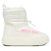 Škornji za sneg Moon Boot Mb Jr Park Tube Mid Glitter Wp 80D3440110 Bela
