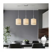 Eglo - LED viseči lestenec TUNJA na kabelu 3xE27/60W/230V krem