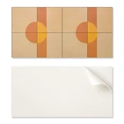 shumee Samolepilna plošča s potiskom - idealna za kuhinjo 120x60 cm abstraktni geometrijski vzorec