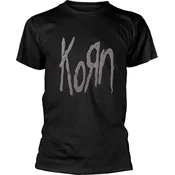 Korn Logo (Hi-Build) Black M Majica