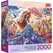 Trefl - Puzzle Zbirka ZDA: Dama s sončnikom - 2 000 kosov