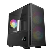Kucište DeepCool CH360 Digital, mATX, Bez napajanja, Kaljeno staklo, RGB, Crna, R-CH360-BKAPE3D-G-1