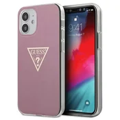 Guess Etui Guess Metallic Collection za iPhone 12 mini - roza