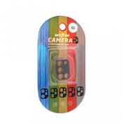 Zaščita kamere za Samsung Galaxy A21s Teracell, kovinska, rdeča