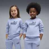 PUMA Essentials Logo Lab Crew Tracksuit Kids, Clothing, Chambray Blue, 3-4Y