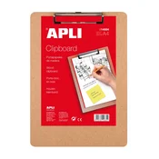 Apli Podloga z vpenjalno sponko, lesena