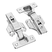 VEVOR Ohišje tečaji polni prekrivni mehki zapah 115x62x28 mm srebrni