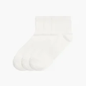 Cropp - 3 pack čarapa - white