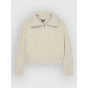 Element High Neck Half-Zip Fleece Sweater humus heather
