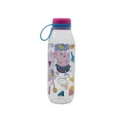 Stor Plastenka s silikonsko zanko PEPPA PIG, 650ml, 14838