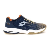 Moška obutev za tenis Lotto Mirage 200 II Prt Clay Indigo Blue/All White/Irish Beige EUR 45,5