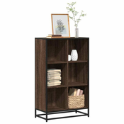 Ormaric za knjige boja smedeg hrasta 65,5x33x107,5 cm drveni