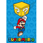 Faro Fleecova odeja Super Mario Cube Poliester, 100/140 cm