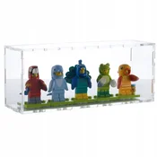 Vitrina za 5 lego minifigur, ščiti pred prahom in UV-žarki, minifigure