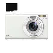 INF Digitalni fotoaparat 48MP 2.7K FHD 16X digitalni zoom, spletna kamera, samodejno ostrenje White, (21266036)
