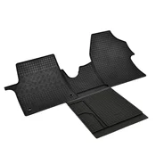 Rubber car mats Peugeot Expert 2016- (front, LUX+tunnel)
