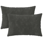 vidaXL Prevleka za blazino 2 pcs HEERLEN Antracit 50 x 70 cm