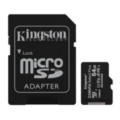 Kingston Spominska kartica microSD 64GB (slika je simbolična)