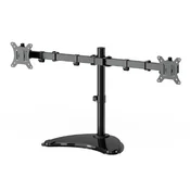 MS-D2ST-02 Gembird Duplo Stono postolje za monitor (rotiranje, naginjanje, okretanje), 13-32 max.8KG