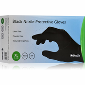 Holík Nitril Black nitrilne zaštitne rukavice bez pudera velicina XL 100 kom