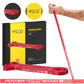 shumee 4FIZJO POWER BAND trak za odpornost 6-10 kg rdeč