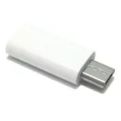 Adapter sa type C na micro USB beli
