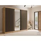 Garderobna omara z drsnimi vrati Aluna 13 - 250 cm - artisan hrast