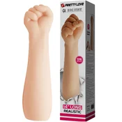 LyBaile XXL dildo ogromen realističen pest 36 cm - Big Fist Pretty Love