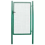 Gate Strend Pro METALTEC ECO, 1000/1000/50x50 mm, zelena, enokrilna, vrtna, ZN + PVC, RAL6005