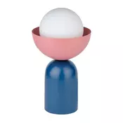 Osram - Namizna svetilka DECOR BOWL 1xE14/25W/230V modra/rožnata