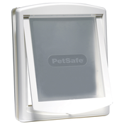 PetSafe plasticna vrata s prozirnim bijelim preklopom, izrez 37x31,4 cm