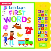 27-Button Sound Book Lets Learn First Words