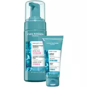 Yves Rocher Pure Algue Set - Pjena za cišcenje i Piling za lice, 150 + 75 ml