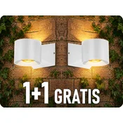 V-TAC Stenska LED-svetilka 5W, 465lm, UP&DOWN, IP65, bela, 1+1 gratis! Barva světla: Dnevna bela