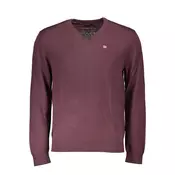 NAPAPIJRI Muški džemper NP0A4GJQ-DAMAVAND-V-4_ROSSO_RE7, Bordo