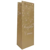 Božična vrečka za steklenico, Magic Christmas, 12 x 35 x