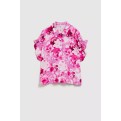 Marisse Womens Shirt L-Ko-4324 D.Pink