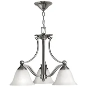 Casa Padrino luxury Art Deco chandelier silver/white A� 57.2 x H. 49 cm - Round metal chandelier with glass lampshades - Living room chandelier - Art Deco lights - Luxury lights