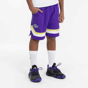 Kratke hlace za košarku djecje NBA Lakers ljubicaste