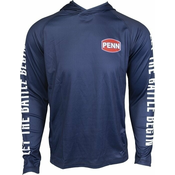 Penn Majica Pro Hooded Jersey Marine Blue S