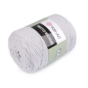 Pletena preja Twisted Macrame 500 g - (756) siva najsvetlejša