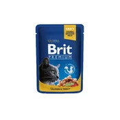 Brit Premium Cat Salmon & Trout aluminijaste vrečke 100 g