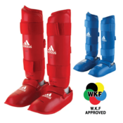 Adidas Karate ščitniki za noge WKF, modra, L